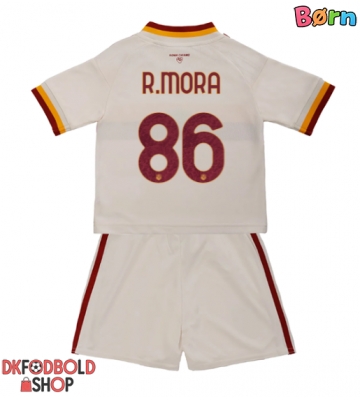 AS Roma Rodrigo Mora #86 Udebanesæt Børn 2026-27 Kort ærmer (+ korte bukser)
